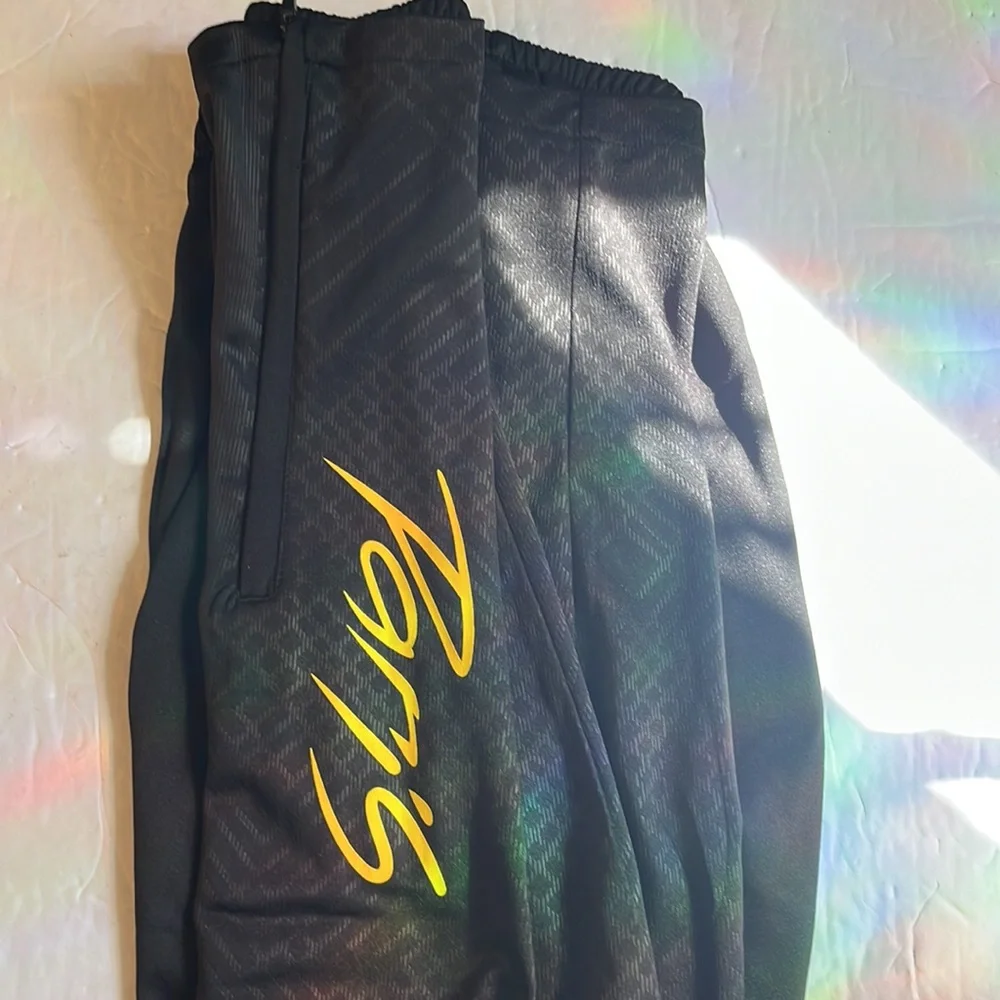 Paris Saint-Germain FC Sweatpants Activewear Football Soccer Pants Black Size L - Picture 6 of 7